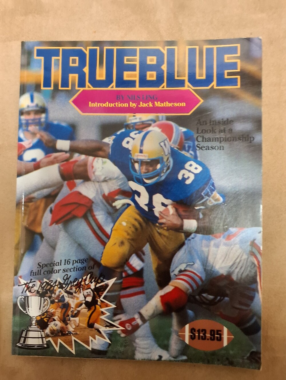 True Blue, Football Collectible.